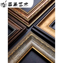 European style retro oil picture frame customized digital oil painting mounting Wall creative custom any size large frame