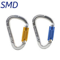 Outdoor mountaineering buckle load-bearing rock climbing main lock d main lock pear-shaped automatic lock climbing safety hook lock
