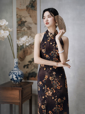 taobao agent Retro summer cheongsam, dress, Chinese style, fitted