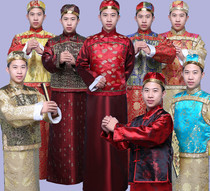 Mens ancient costumes young mens uniforms robes Mandarin jackets landlords Chinese wedding costumes grooms and ceremonies