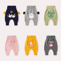 (Broken Yard clear cabin) Baby pants 0-1-2 year old Spring loaded with thin baby PP pants male and female child spring and fall pants long pants