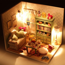 Hongda DIY cottage model Romantic summer lazy time Morning light Gorgeous flowers Midsummer Valentines Day gift