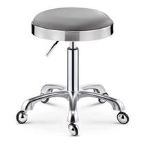  Barber shop big work stool Hair salon stool Stainless steel rotating lifting pulley Beauty pedaling hair salon special nail stool