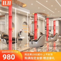 Hairdressing shop mirror table Net red with light haircut mirror flat single-sided double-sided mirror table