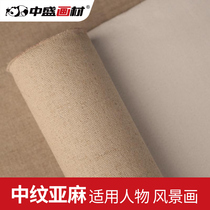 Zhongsheng painting material T2(5183) Chinese grain linen blended coating canvas width 238cm