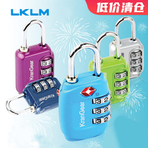 Cheerful TSA Customs lock travel luggage bag code lock check clearance mini lock anti-theft color portable lock