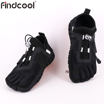 Findcool mens fitness running sports five-finger shoes iron deadlift cycling split-toed shoes five-finger correction