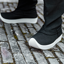 wu yi xiang Hanfu platform soap boots Ming made canvas non-costume xie pei shi men increased 5cm vintage boots