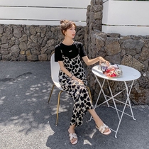 European Station Herbenwind Broadlegged Pants Suit Women Dress Summer Casual Fashion Foreign Air Display High Port Wind Retro Two Sets