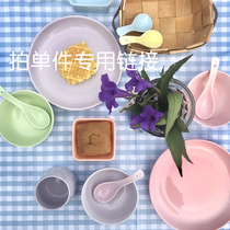 Color sauce plate small vinegar plate Japanese snack plate ceramic seasoning plate small square plate home creative rice jelly jade porcelain