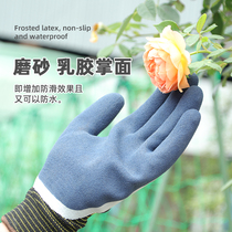 Gloves for gardening special stab-proof waterproof thickening planting wear-resistant non-slip agricultural picking labor protection supplies for men and women rose