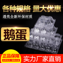 4 pieces 6 pieces 10 pieces of goose egg packaging box transparent disposable plastic egg tray box passion fruit extra large fig box