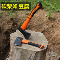 Axe chopping wood woodworking axe household small pure steel full steel cut tree wood artifact outdoor tool fire axe large