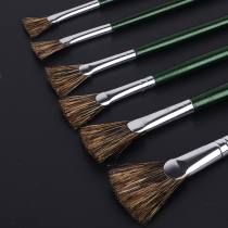 Tisso brand oil brush wild pig bristles black hair fan pen set water chalk wall painting brush painting brush brush brush brush brush brush