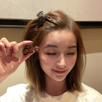 South Korea Dongdaemun transparent broken hair bangs clip grab clip small shark clip hairpin female summer net red hair grab card