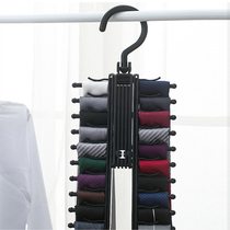 Tie storage rack hanger Large capacity 20-row belt belt storage rack wardrobe silk scarf hanger waist belt rack