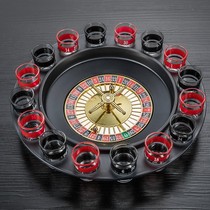 Russian turntable playing Wine Two hemp game props creative KTV bar nightclub party pub drinking wine set