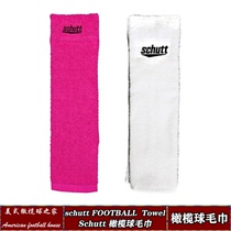 American football towel schutt game towel quarterback sweat suction towel game day towel import