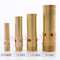 Thickened all copper spring nozzle bubbling nozzle pool water landscape fountain gardening nozzle 4 minutes 6 minutes 1 inch