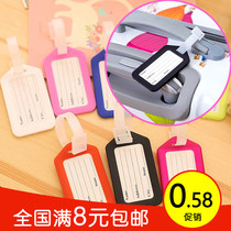 9 9 Korean luggage tag suitcase luggage tag tag tag boarding pass luggage tag tag