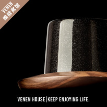 Veneng Palace Museum European coffee cup high-end cup advanced sense creative design ceramic cup black starry mug