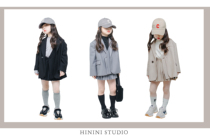 HININI Original design 2022 Spring children male and female childrens suits jacket foreign air little west suit handsome and pro