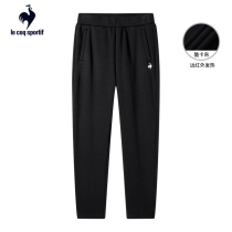 Lekak long pants mens official autumn and winter new gush warm carbon suede knitted casual sports pants