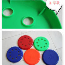 Reinforced stool surface thickened round stool surface plastic eight-hole stool surface bench surface buckle surface colorful stool surface chair stool accessories