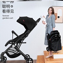 Shanghai permanent stroller forever stroller Children Baby slippery artifact one-key folding high landscape shockproof