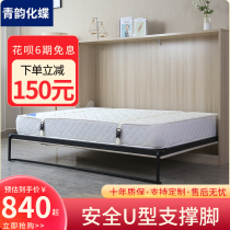 Invisible bed hardware accessories wall bed multifunctional space saving folding flip bed double copy bed Murphy bed custom