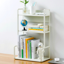 Desk upper Easy Bookshelf Student Dormitory Shelve Sub minimalist Small bookcase office Desktop containing bookshelves