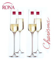 Rona Lorna European champagne glass crystal glass creative goblet household single flute type champagne glass