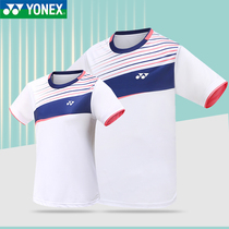 YONEX YONEX Unix badminton suit men and women match suit YY quick dry breathable sports short sleeve T-shirt 110361