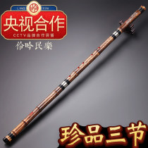 Treasure Zizhu Xiao musical instrument Professional performance grade Dong Xiao Eight holes Six Xiao flute Introduction to beginner three sections Long Xiao Nan Xiao Xiao
