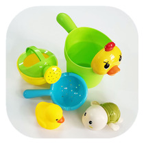  Childrens bath shampoo cup spoon Baby play with the water Turn around Le Shui scoop Water spoon Kindergarten swimming pool toy beach