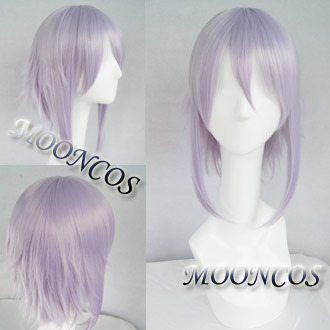 taobao agent [MOON] Pandora's heart cos wigs of Agei Cosplay wig mixed with light silver purple