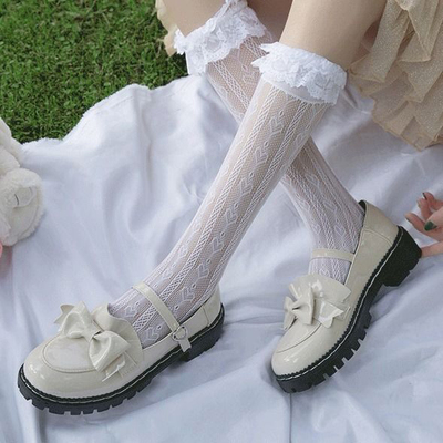 taobao agent Japanese retro soft lace socks, Lolita style, Lolita Jsk, lace dress