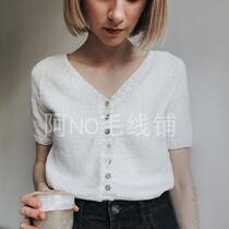 Skagan Tee simple style short sleeve cardigan tee No Chinese weaving graphic text description drawing