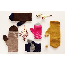 Clamshell gloves Practical dual-use gloves A No Chinese braided illustration text description drawings