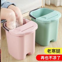 Camellia Shuyi foot bath tub Foot bath tub Plastic household bucket Foot bath tub thickened foot bath tub Health acupuncture massage