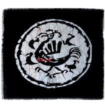 Batik painting Guizhou Anshun Miao pure hand-made wall-mounted folk abstract small painting 40cm * 40cm