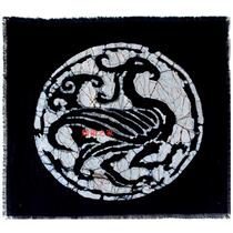 Batik painting Guizhou Anshun Miao pure hand-made wall-mounted folk abstract small painting 40CM * 40CM