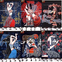 Batik double-layer painting Guizhou batik high-end decoration gift good decoration decoration Wall Wall 86 * 65cm