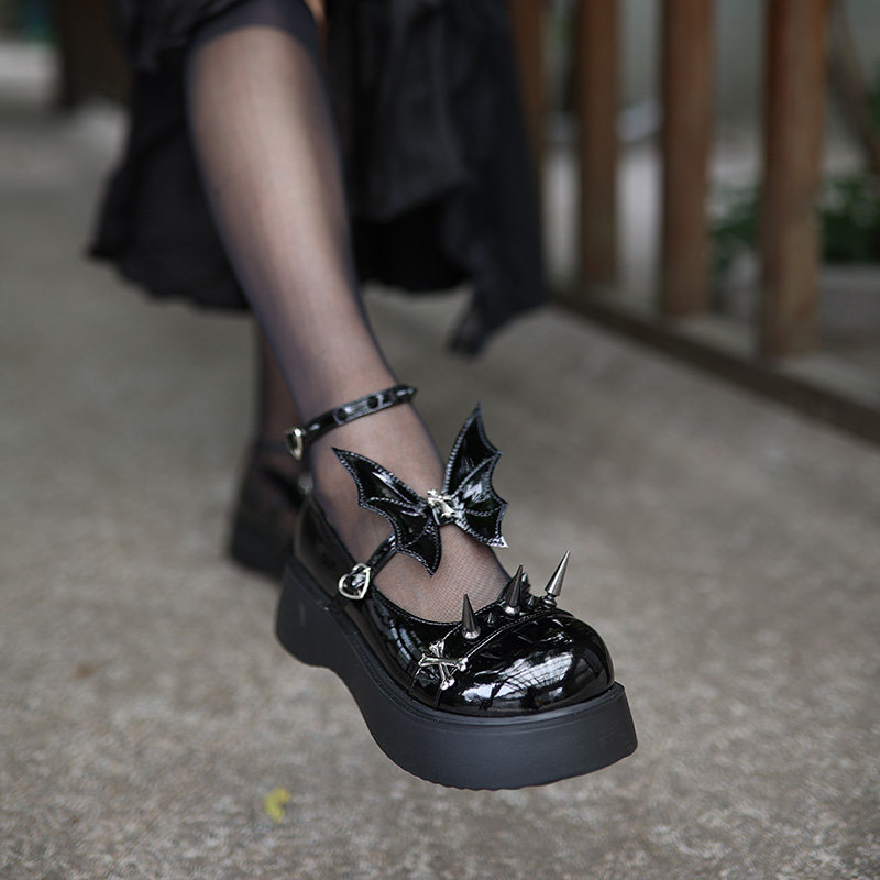 定金3元抵30小众原创鞋朋克辣妹暗黑系lolita鞋子哥特风亚文化y2k