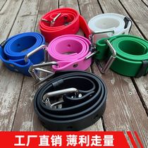 Scuba free diving weight belt belt rubber silicone quick release weight lead belt equipment deep diving