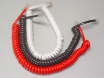 Original phone handset line handle line four-core phone handset line phone curve red black and white three-color optional