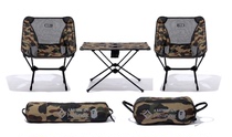 ape helinox outdoor folding chair Fishing chair Ultralight folding chair Moon chair Camouflage folding table set