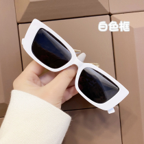Sunglasses sunglasses womens 2021 new fashion ins anti-UV net red big face thin retro fashion glasses