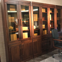 Lais walnut Master Series HM1-A7-E01-A two-door bookcase
