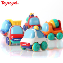  Japanese royal inertial car Childrens toy car Fire engineering police car car Bus Baby baby boy